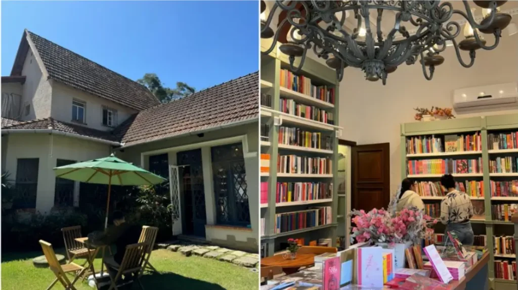 Livraria Funambule de Petrópolis entre os top 10 livrarias com café